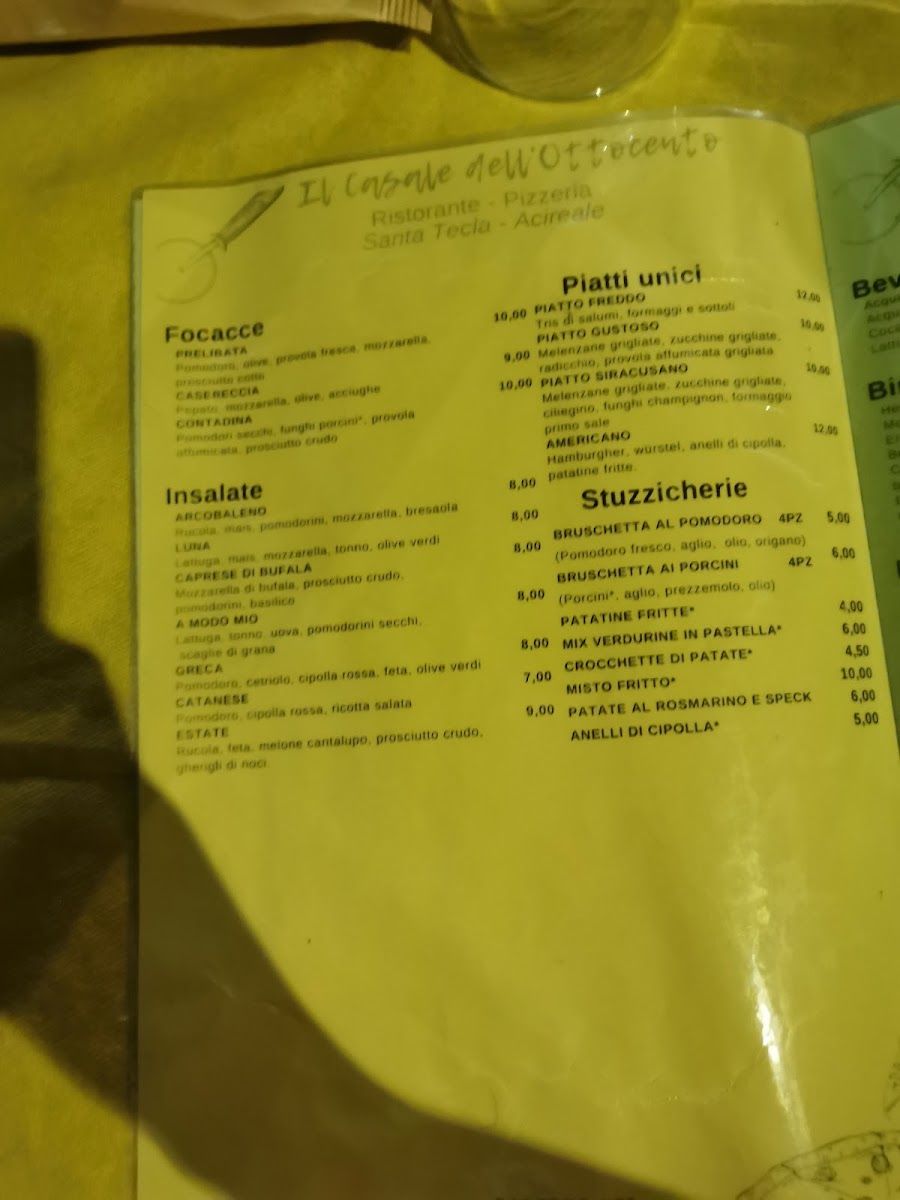 Menu Il Casale Dell'800-2